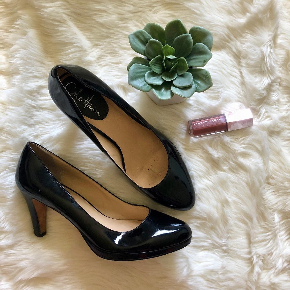 Cole Haan 'Juliana' Pump- Black Patent